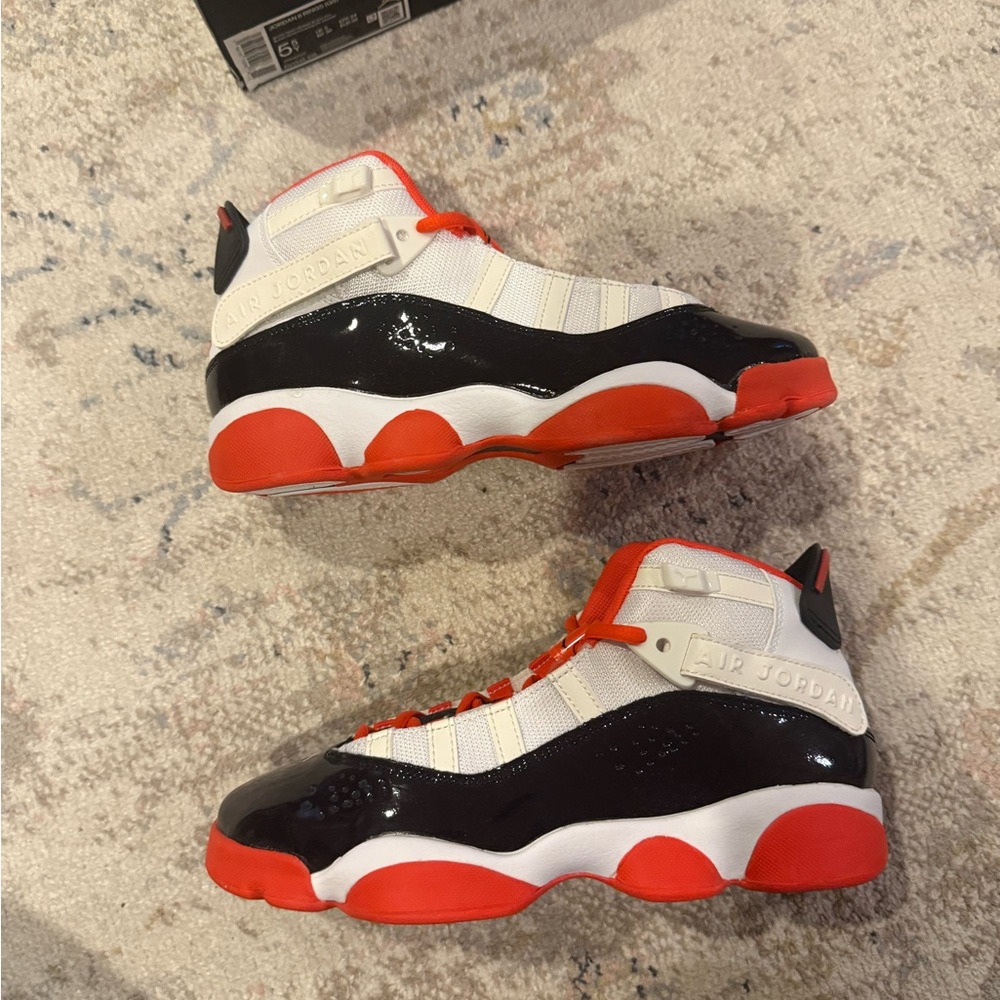 Jordan 6 Rings (GS) — Team Orange — Size 5.5Y / Women’s 7 — Brand New | OG Box
